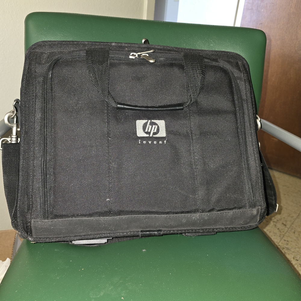 HP Black Laptop Bag with Shoulder Strap